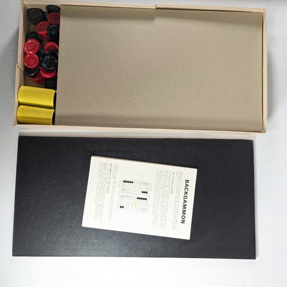 1977 Tournament Master Backgammon set, vintage tabletop board game - Picture 6 of 11